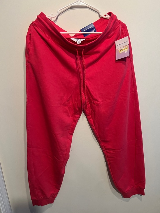 JoyLab Pants - JoyLab Hot Pink Mid-Rise Jogger Sweatpants